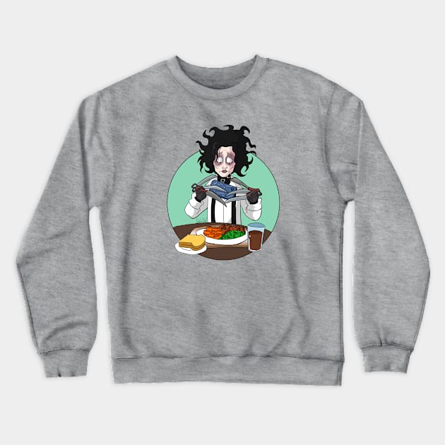 Edward ScissorHands Foodstagram Crewneck Sweatshirt by DaneDav